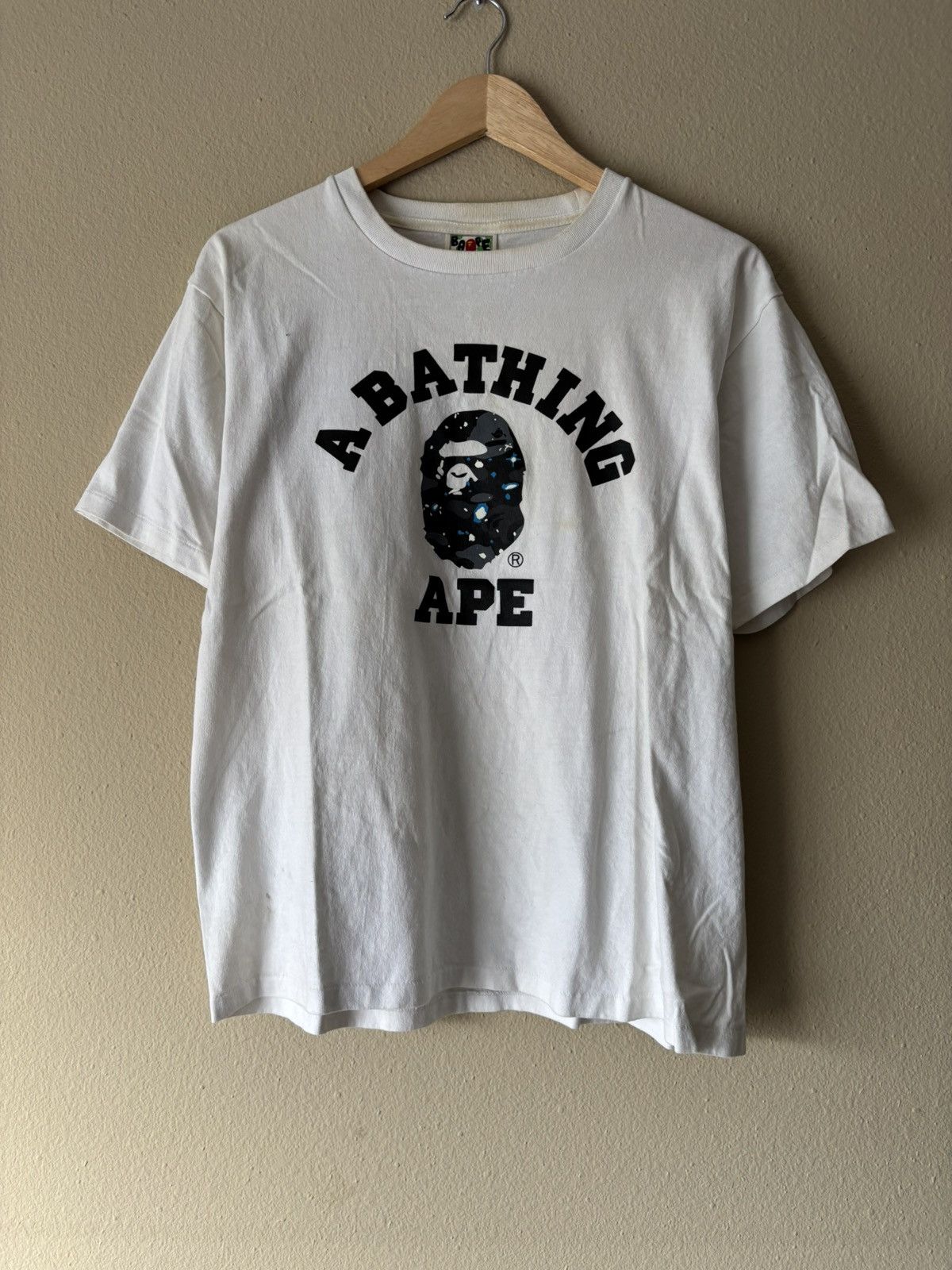 Bape Galaxy Camo College Tee Hoodie, Sweatshirt | FlexRushtees.com