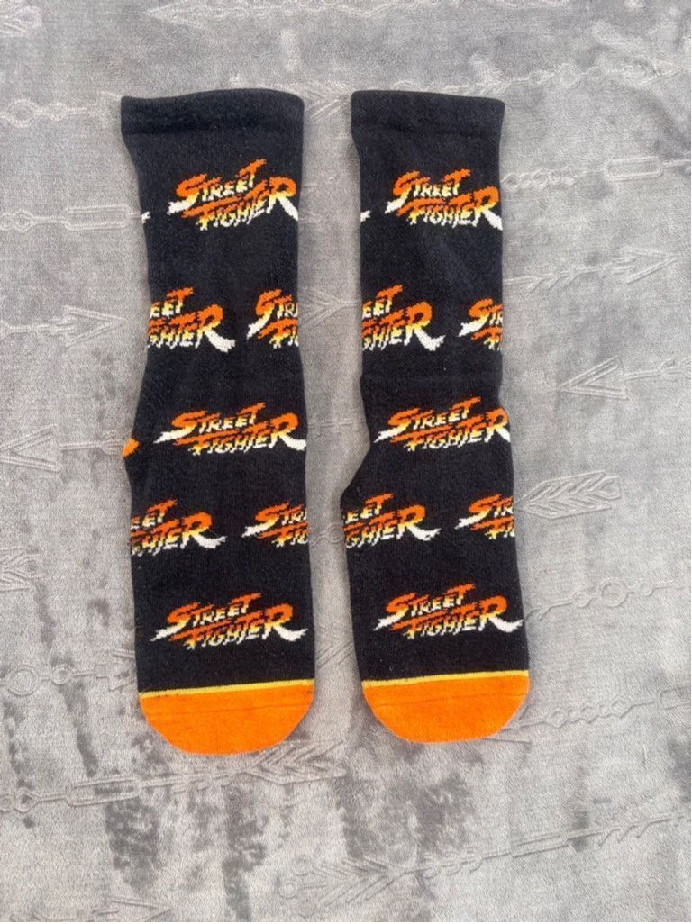 Stance Socks Men S Stance Socks Street Fighter M Black Orange