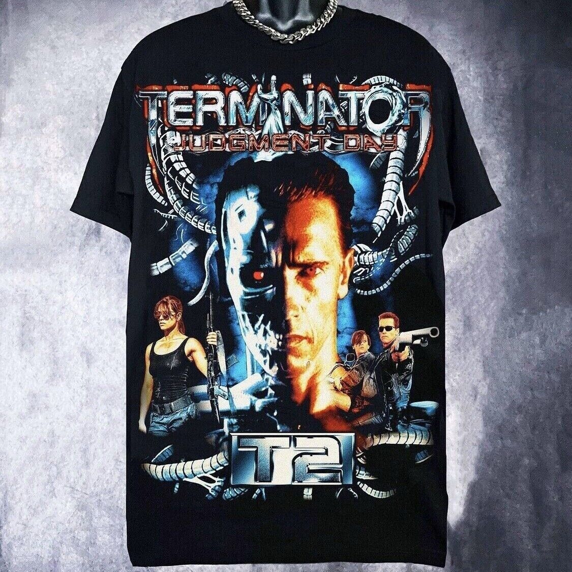 Vintage Dbruze Terminator Arnold Schwarzenegger Mens Black Gym Rap T T-Shirts, Hoodie, Sweatshirt | FlexRushtees.com