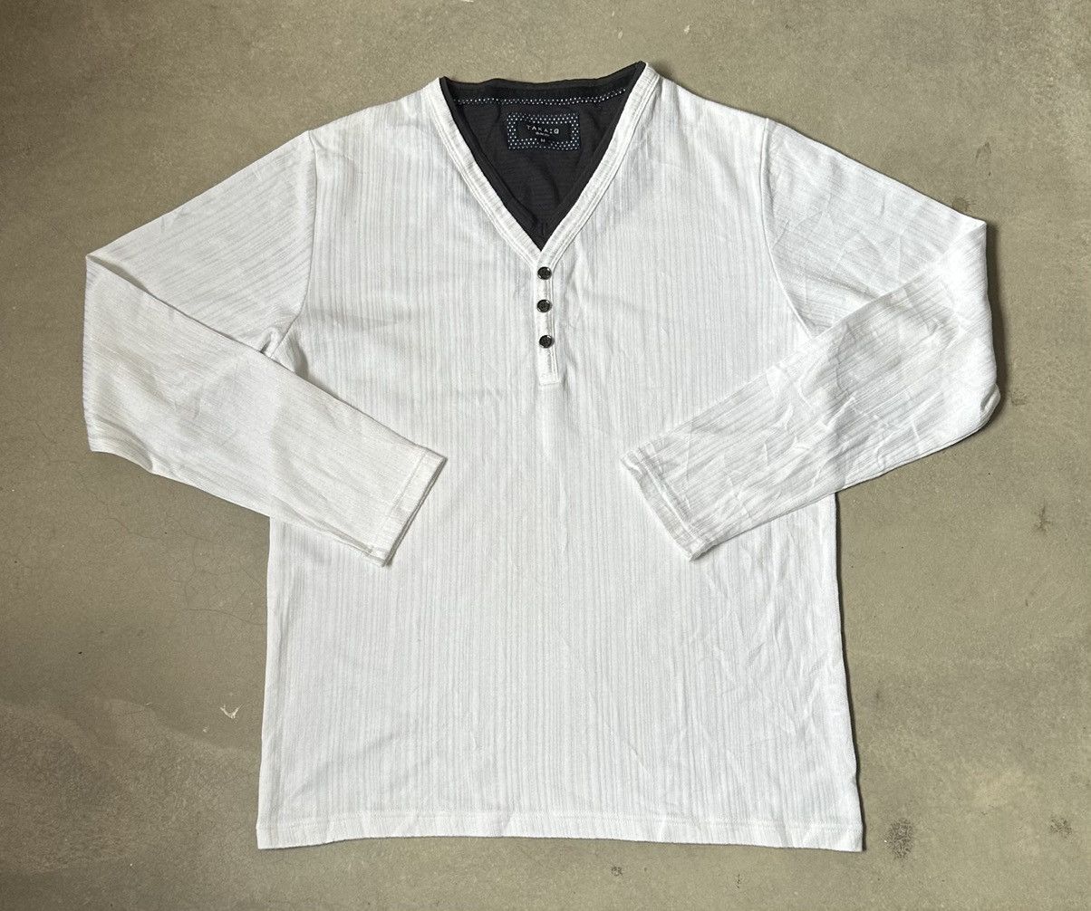 Japanese Brand Vintage Takaiq Double Layer Japan Tee Hoodie, Sweatshirt | FlexRushtees.com
