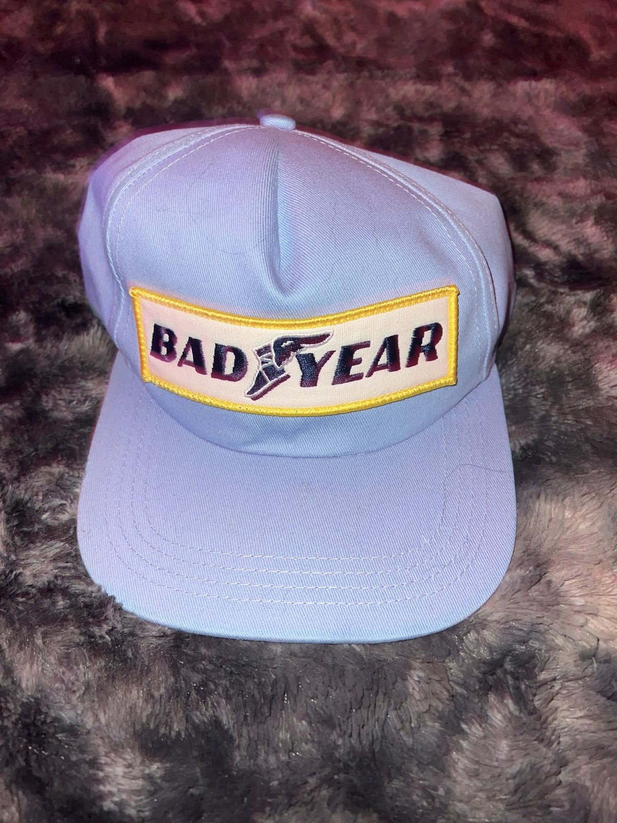 Vintage Bravest Studios Badyear Lighy Blue Snapback