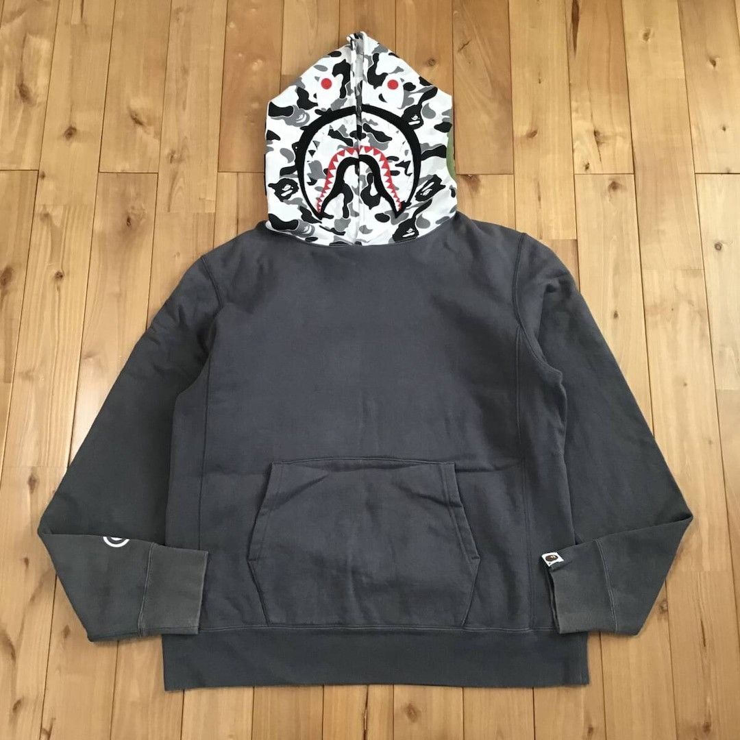 Bape Shark Pullover Hoodie Abc Camo A Bathing Ape T-Shirts, Sweatshirt | FlexRushtees.com