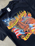 Vintage 2000s Strong Survive American Eagle Flame Tee Large Hoodie, Sweatshirt | FlexRushtees.com