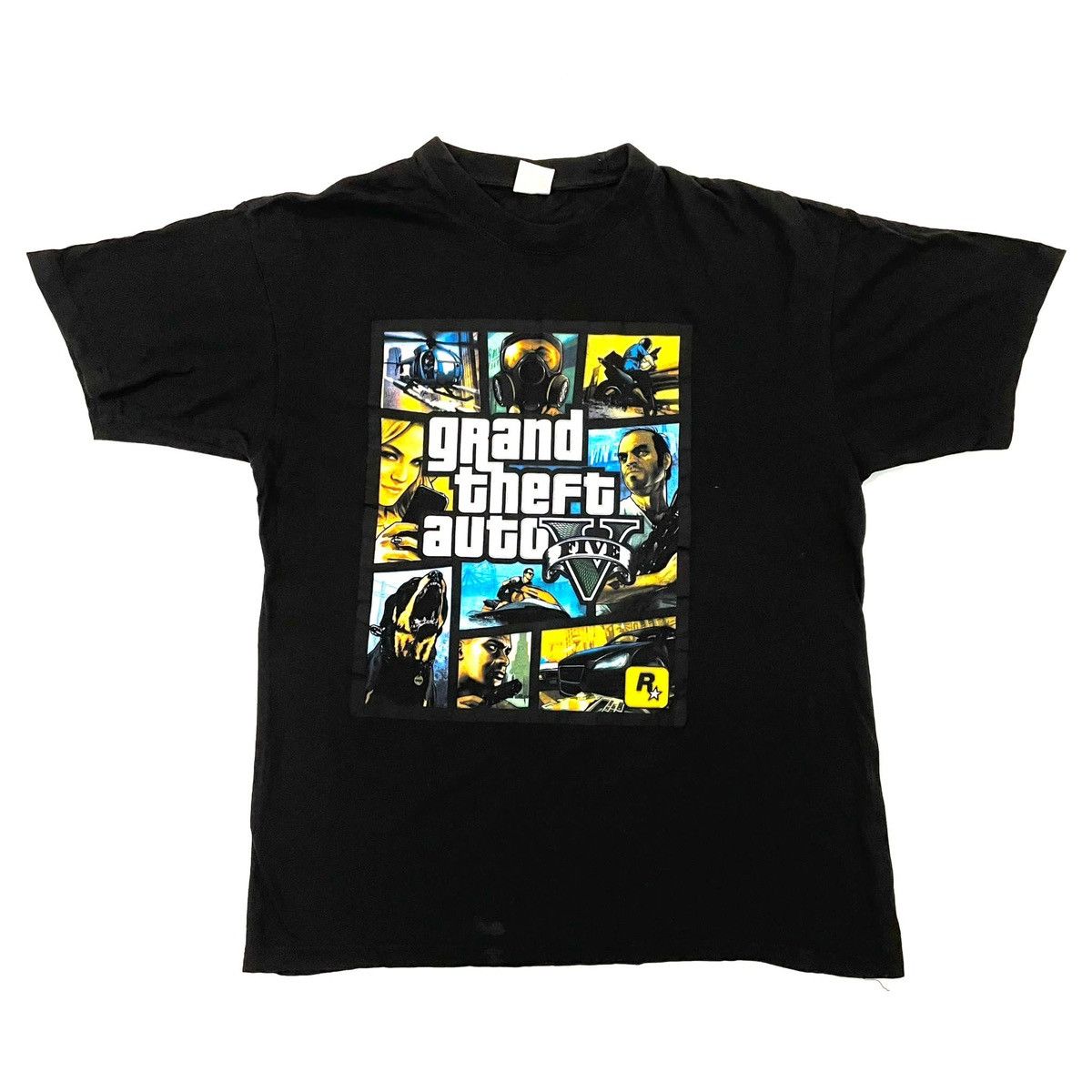 Vintage Grand Theft Auto Tee T Shirt Big Graphic 90s