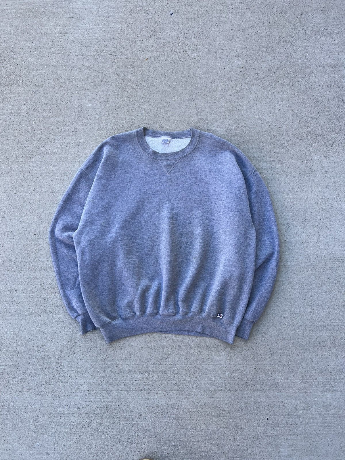 Vintage Grey Russell Crewneck Sweatshirt