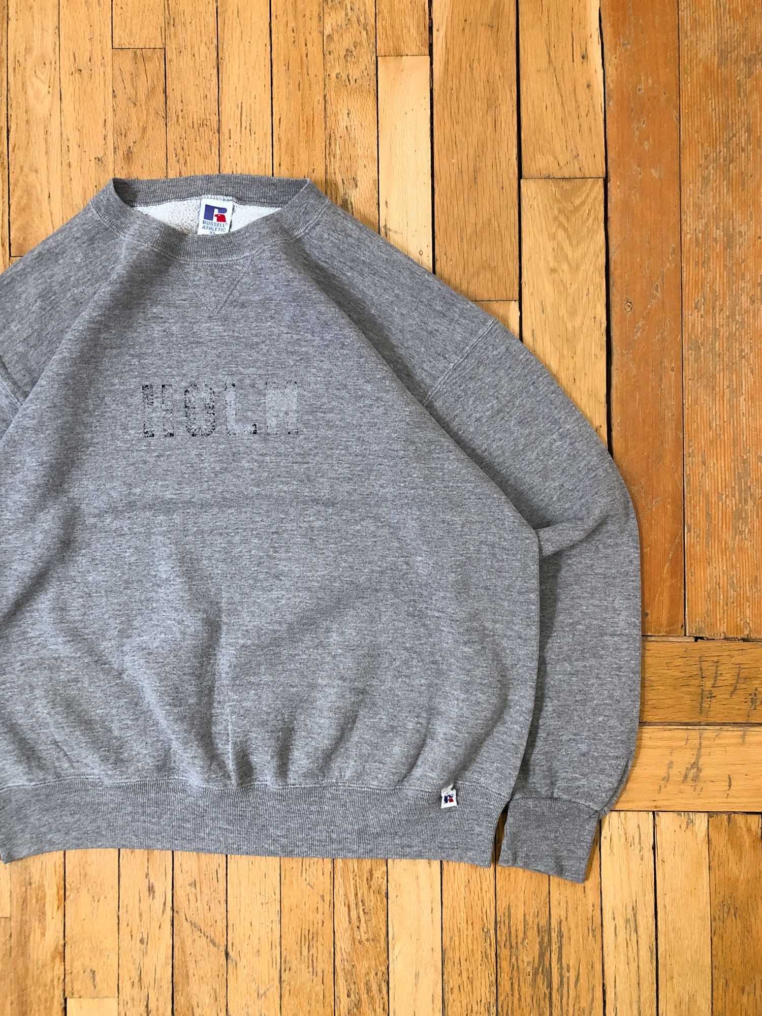 Vintage 90s Boxy Faded Holm Russell Athletic Sweatshirt