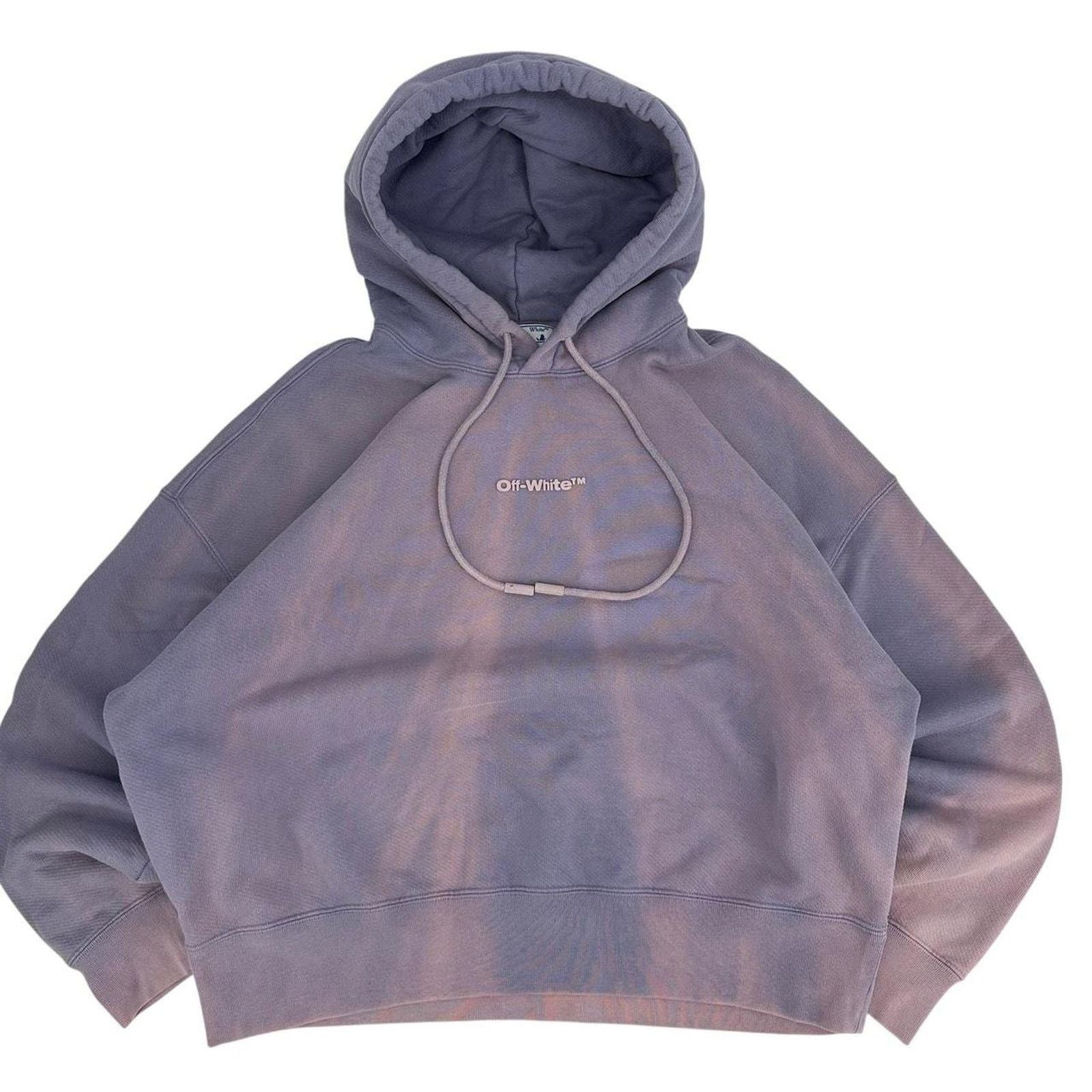 Off White 2013 Seasonal Off White Sun Faded Center Logo Laundry Hoodie T-Shirts, Sweatshirt | FlexRushtees.com