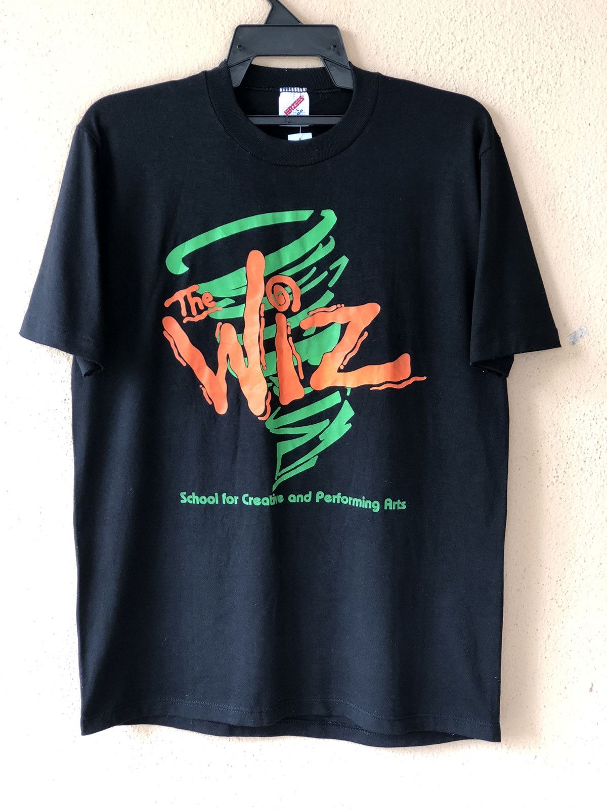Vintage 80s The Wiz School For Arts Tee Hoodie, Sweatshirt | FlexRushtees.com