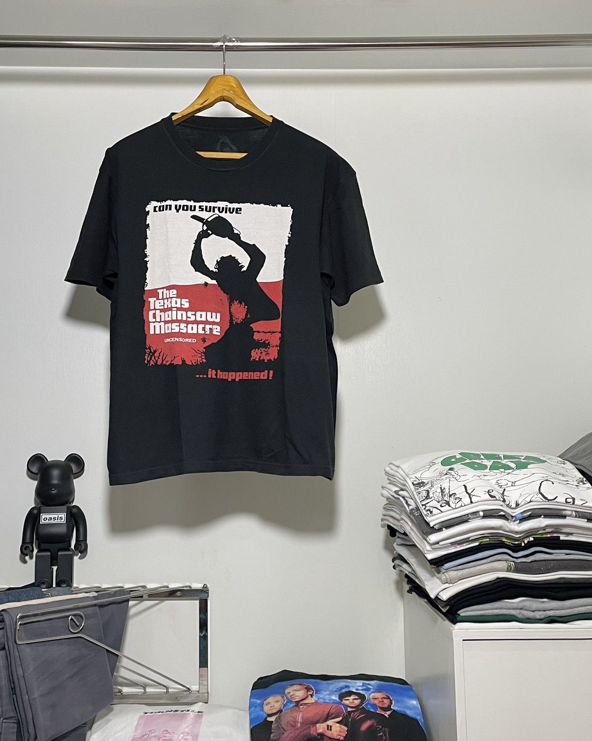 Vintage The Texas Chainsaw Massacre Uncensored Movie T Shirt