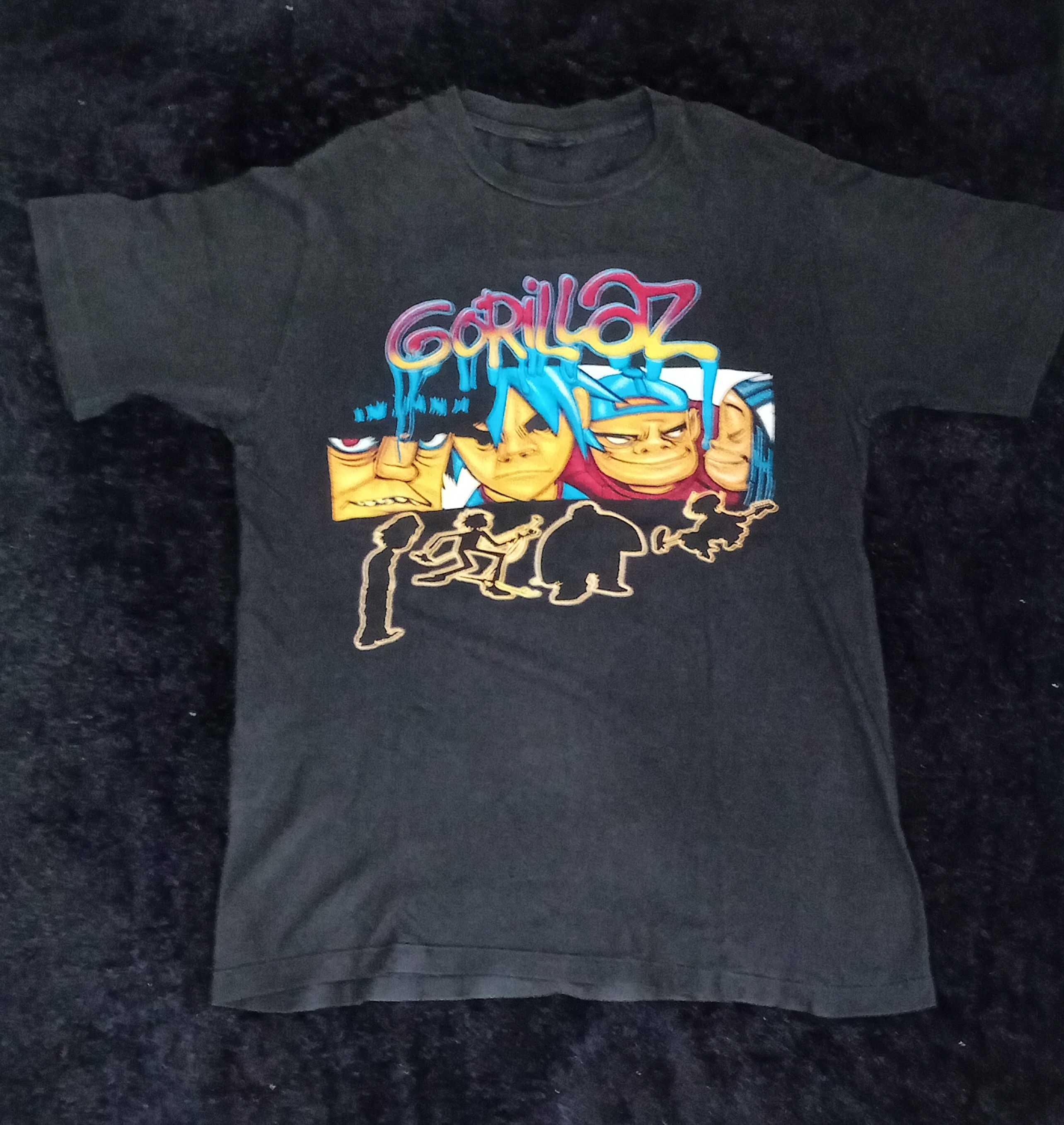Vintage 90s Gorillaz Shirt Blur Oasis Hoodie, Sweatshirt | FlexRushtees.com