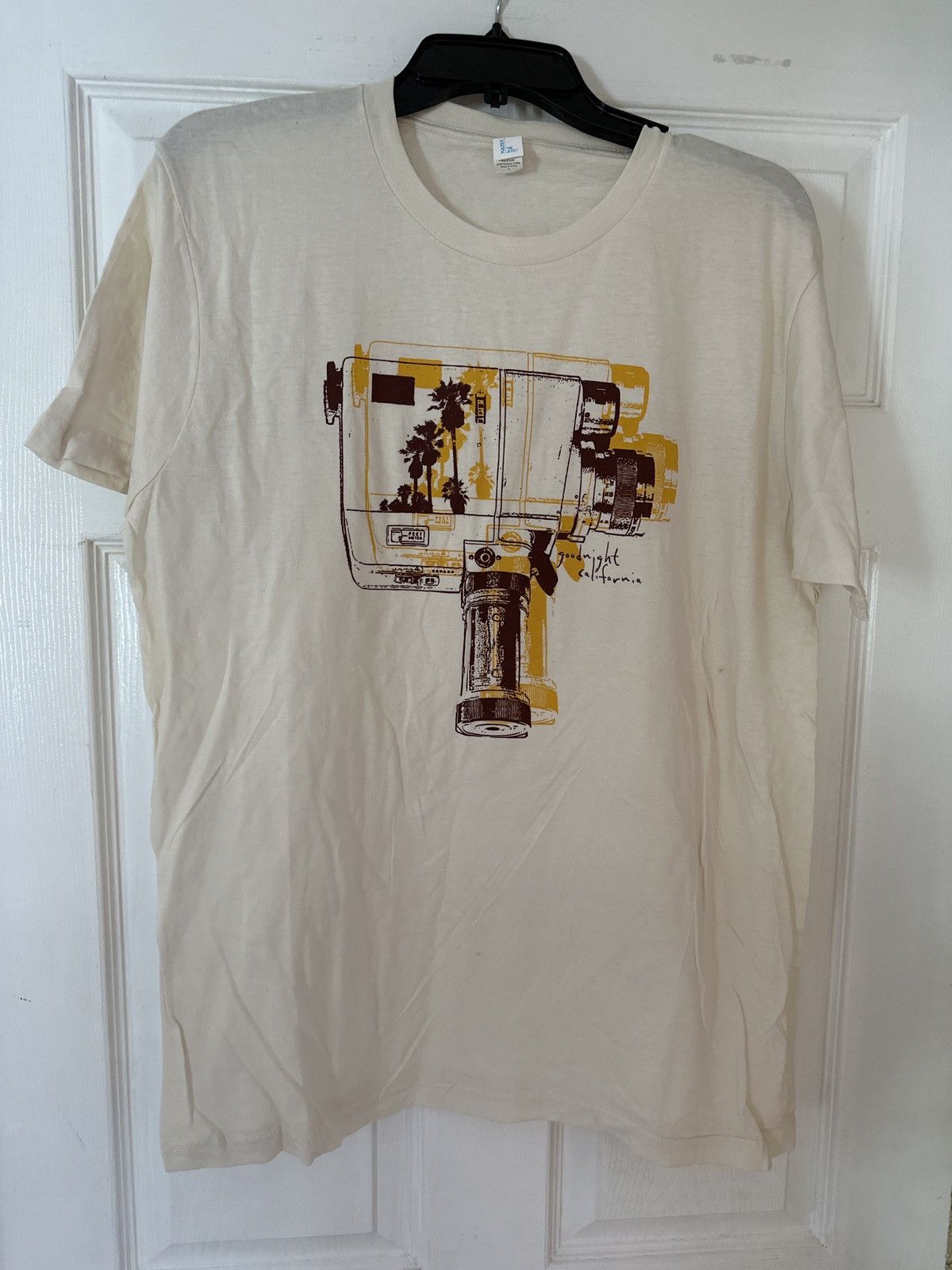 Tultex Good Night California Old Video 8 Mm Camera T-Shirts, Hoodie, Sweatshirt | FlexRushtees.com