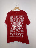 Other Red Hot Chili Peppers Holiday Snowflake Band Tee Red Hoodie, Sweatshirt | FlexRushtees.com