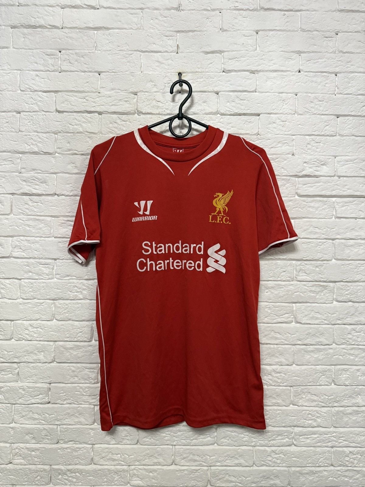 Warrior Livepool 8 Gerrard Jersey Home Fotball Shirt Sz M
