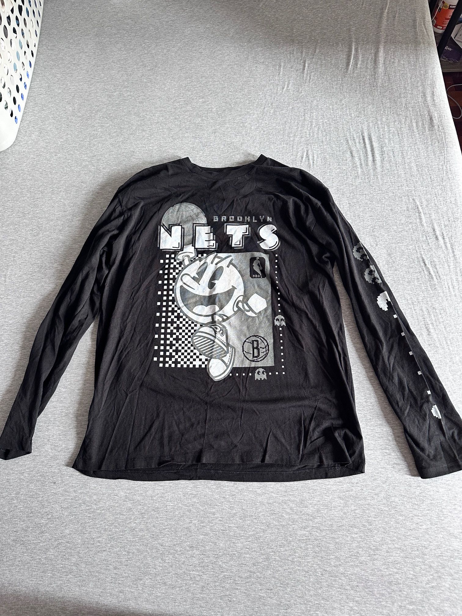 Junk Food Brooklyn Nets Pacman Long Sleeve