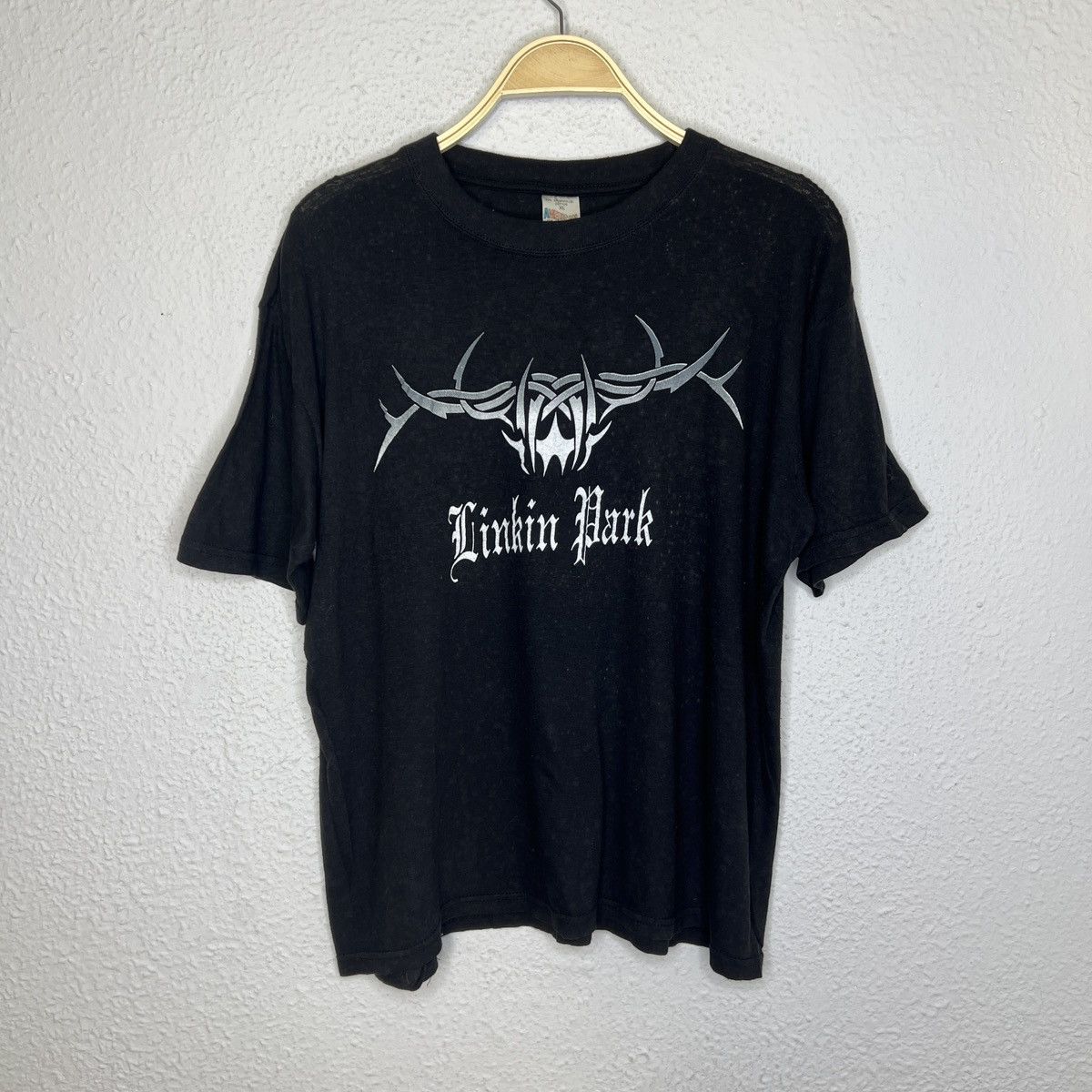 Band Tees Vintage Y2k Linkin Park Band Tee Shirts 90s Big Logo Print Hoodie, Sweatshirt | FlexRushtees.com