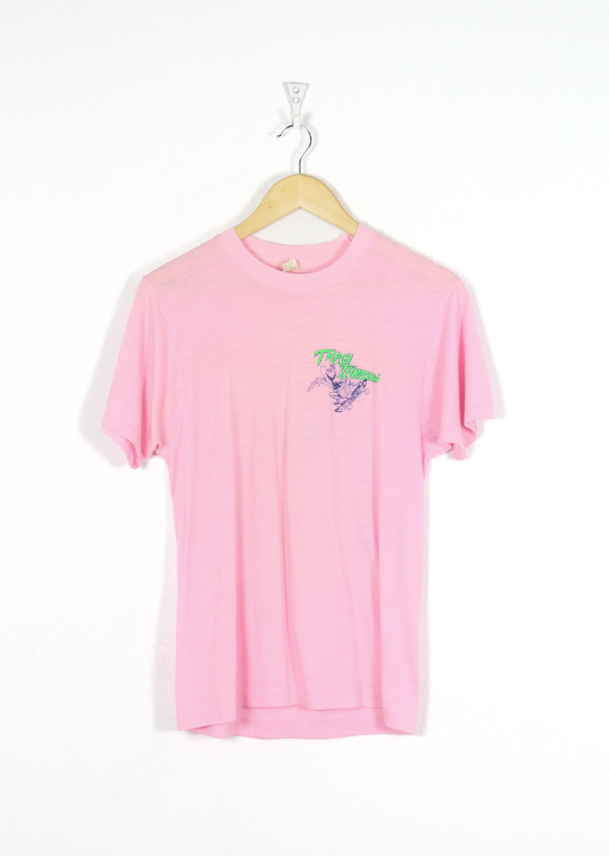 Vintage Trash Thrashin Skateboarding Rat Usa Made Tee T Shirt 90s Hoodie, Sweatshirt | FlexRushtees.com