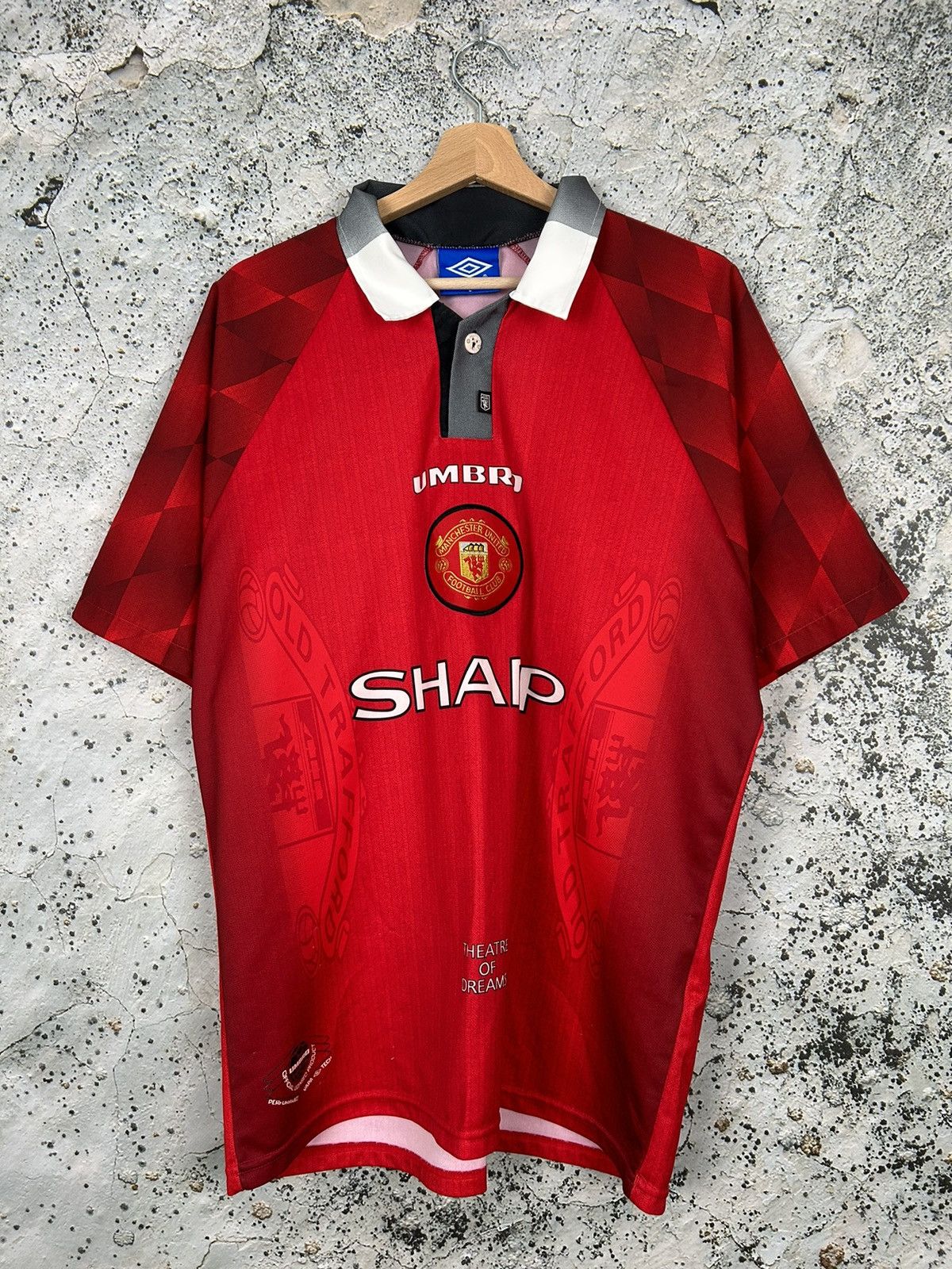 Vintage Umbro Manchester United 1997 Soccer Jersey Football