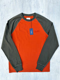 S Drake S Rust Green Long Sleeve Hiking Tee