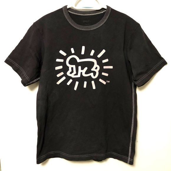 Keith Haring Uniqlo Sprz Ny Artist Capsule Custom Dyed Tee Hoodie, Sweatshirt | FlexRushtees.com