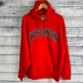 Ncaa X Vintage Vintage Fruit Of The Loom Heavy Wisconsin Ncaa Hoodie Xl
