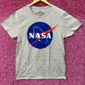 Nasa Logo Gray T Shirt Medium