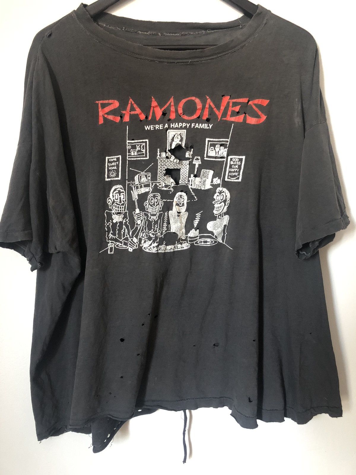 Vintage Extremely Rare Ramones T Shirt Distressed Hoodie, Sweatshirt | FlexRushtees.com