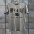 Vintage The Venetian T Shirt Gray Short Sleeve Crew Neck Unisex Adults Small Graphic Logo 19 Hoodie, Sweatshirt