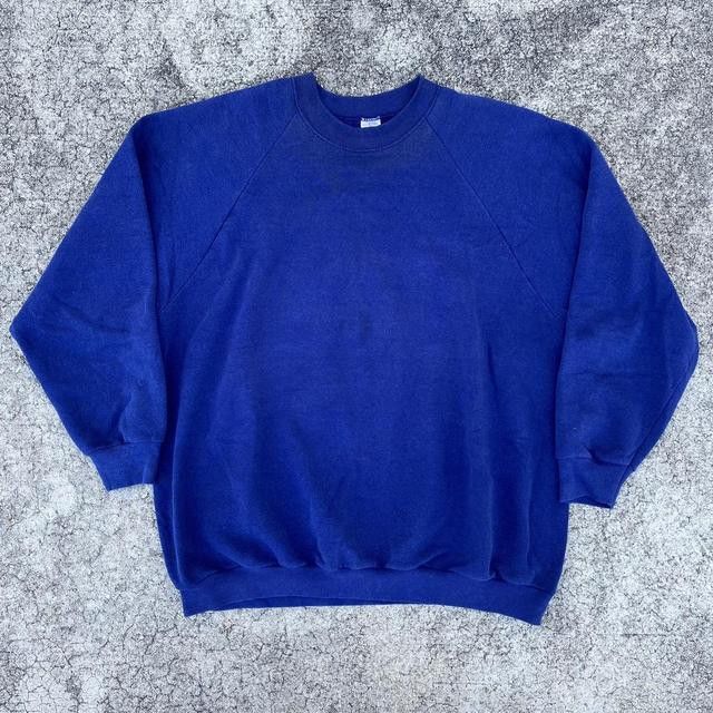 Vintage 1990s Fruit Of The Loom Blank Crewneck Sweatshirt