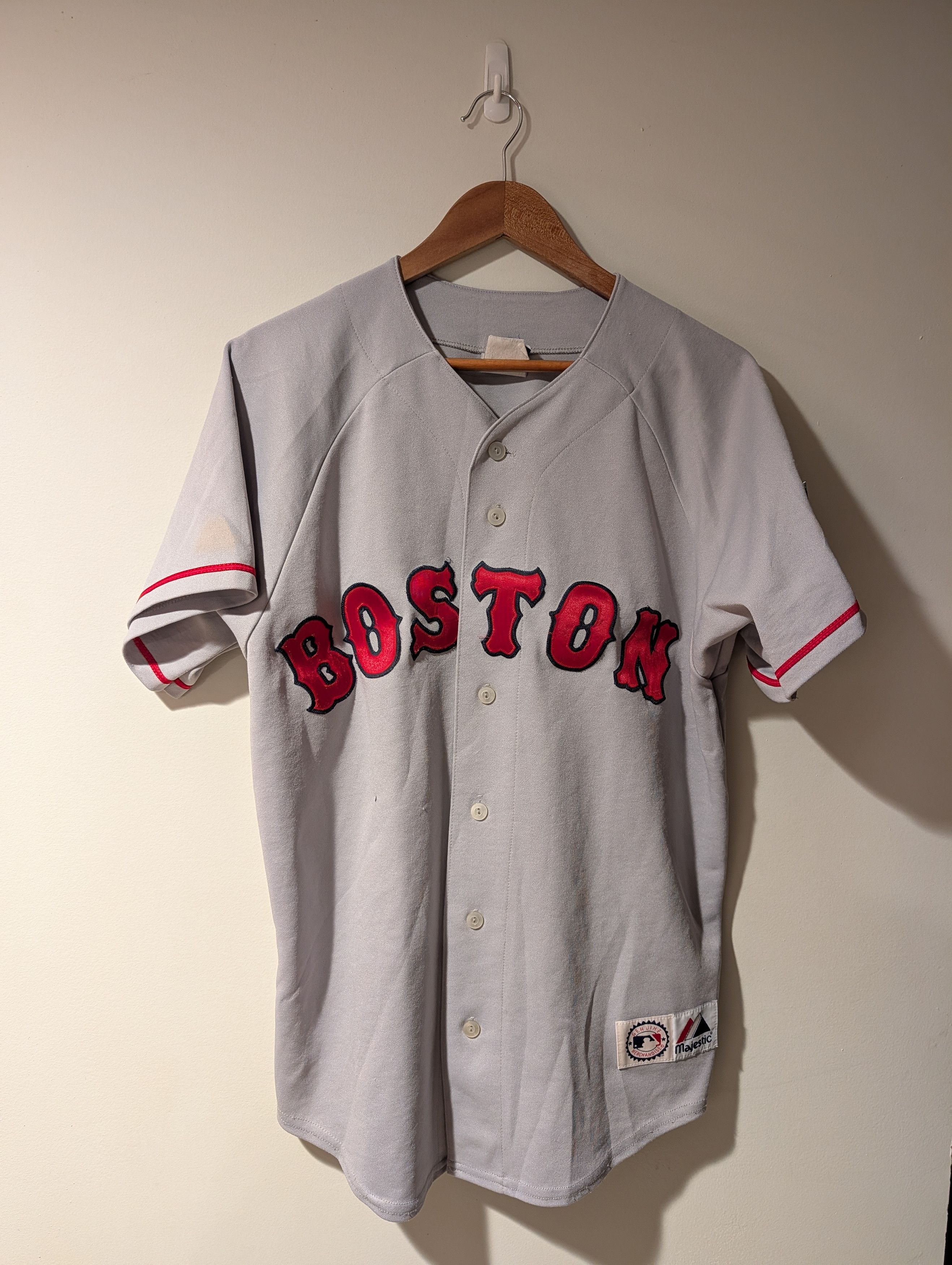 Majestic Vintage 2004 Boston Red Sox World Series Baseball Jersey
