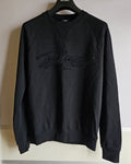 Balmain Men S Black Flocked Sweatshirt Size L Like New