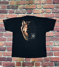 Vintage Y2k John Q Wright Wolf T Shirt Black Water Falls Wv Hoodie, Sweatshirt | FlexRushtees.com