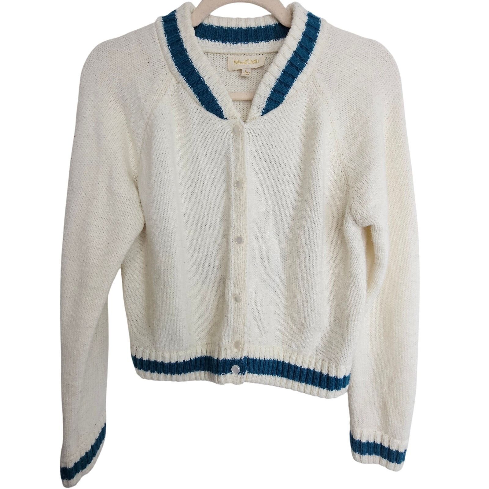 Modern Amusement Modcloth Sweater Cardigan Just The Fortuitous Embroidered