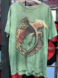 The Mountain Vintage Dragon Celtic Art By The Mountain Graphic Tee
