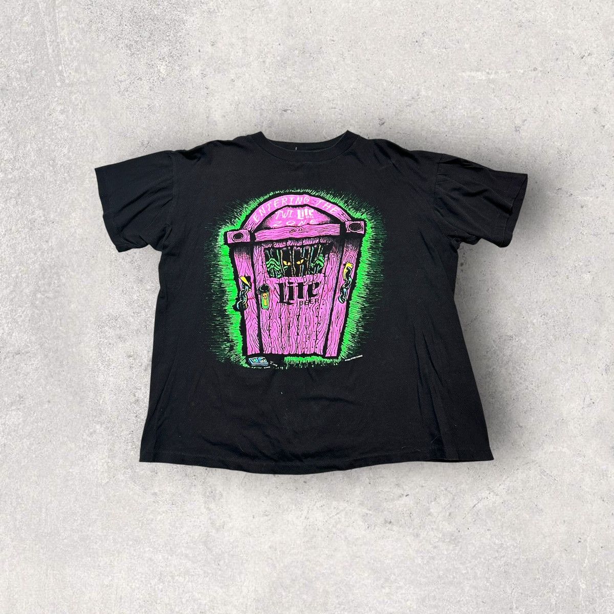 Vintage Lite Beer Tee Hoodie, Sweatshirt | FlexRushtees.com
