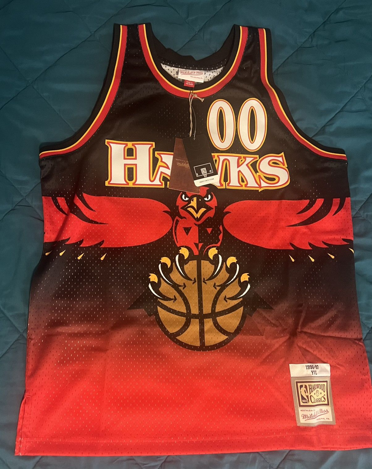 Mitchell Ness Playboi Carti Mitchell Ness Atlanta Hawks Opium Nba Jersey