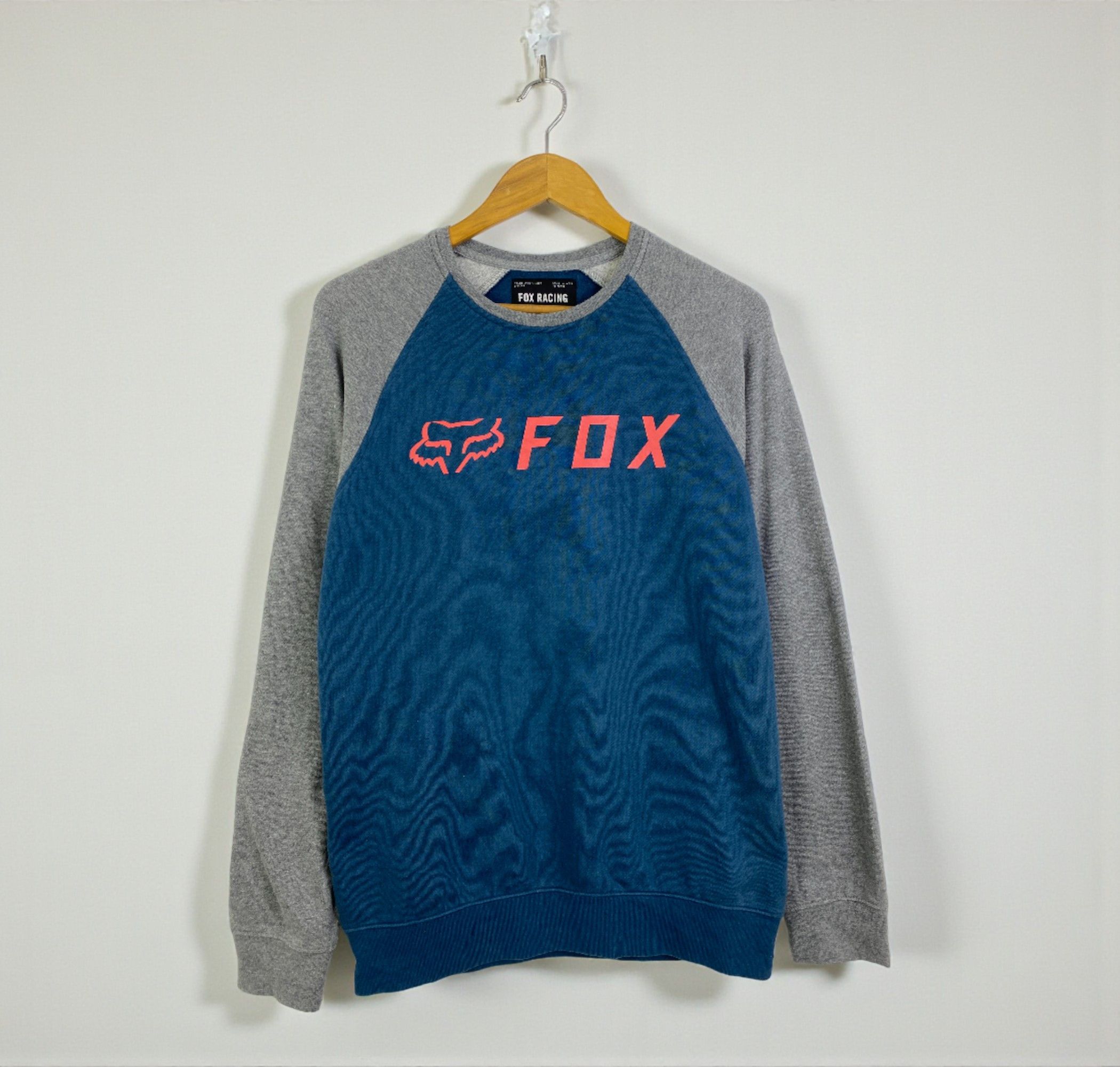 Racing Vintage Fox Racing Spell Out Crewneck Sweatshirt Sh0325