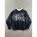 Other Art Unlimited Winter Scene All Over Print Sweatshirt Size L T-Shirts, Hoodie | FlexRushtees.com