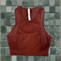 Lululemon Tank Top Sleeveless Activewear Athletic Regular Women Size 6 Red Crew Neck Basic