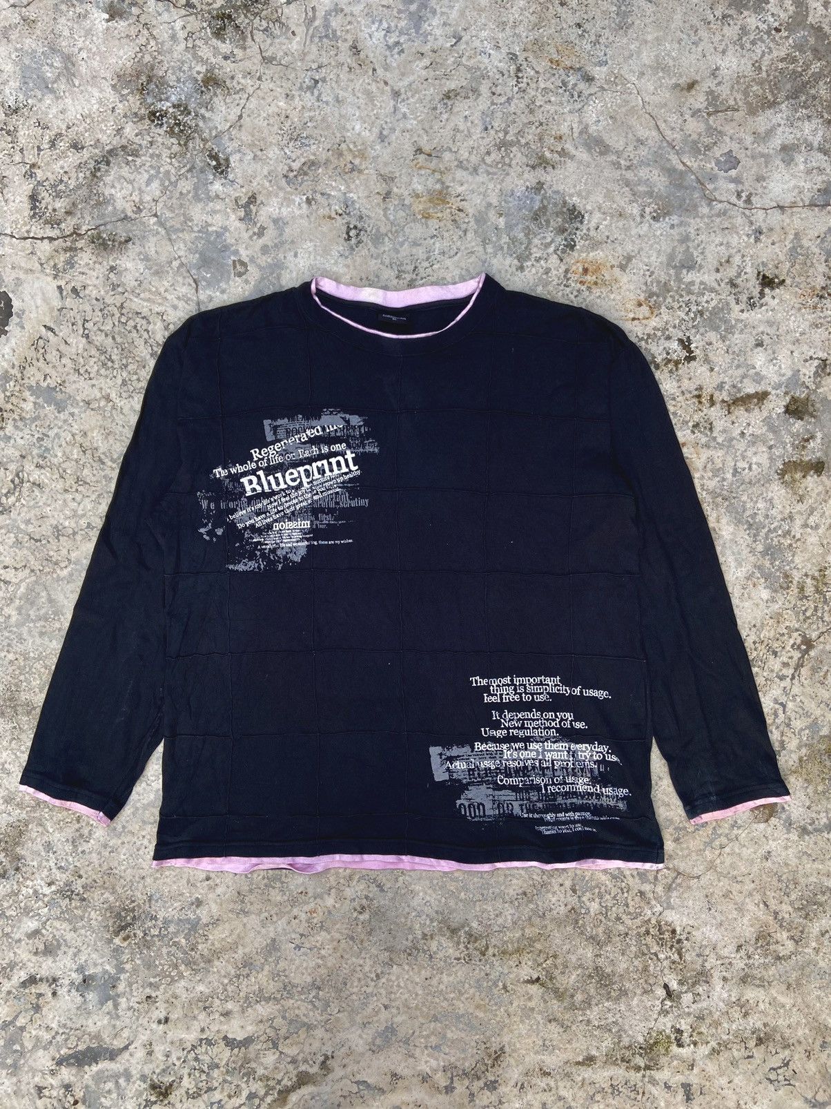 If Six Was Nine Vtg Y2k Portarthur Oversized Long Sleeve T Shirt
