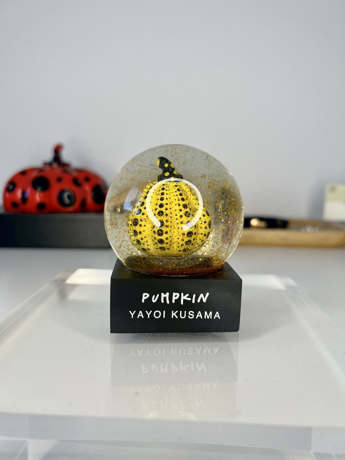 Kusama Yayoi Kusama Pumpkin Snow Globe Moma Design Store