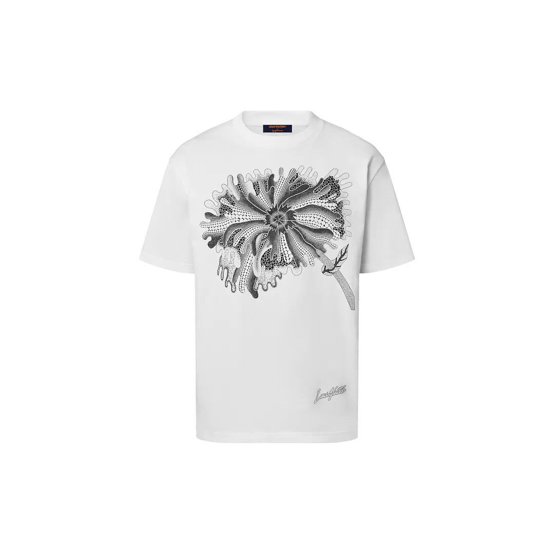 Yk Psychedelic Flower Regular T Shirt