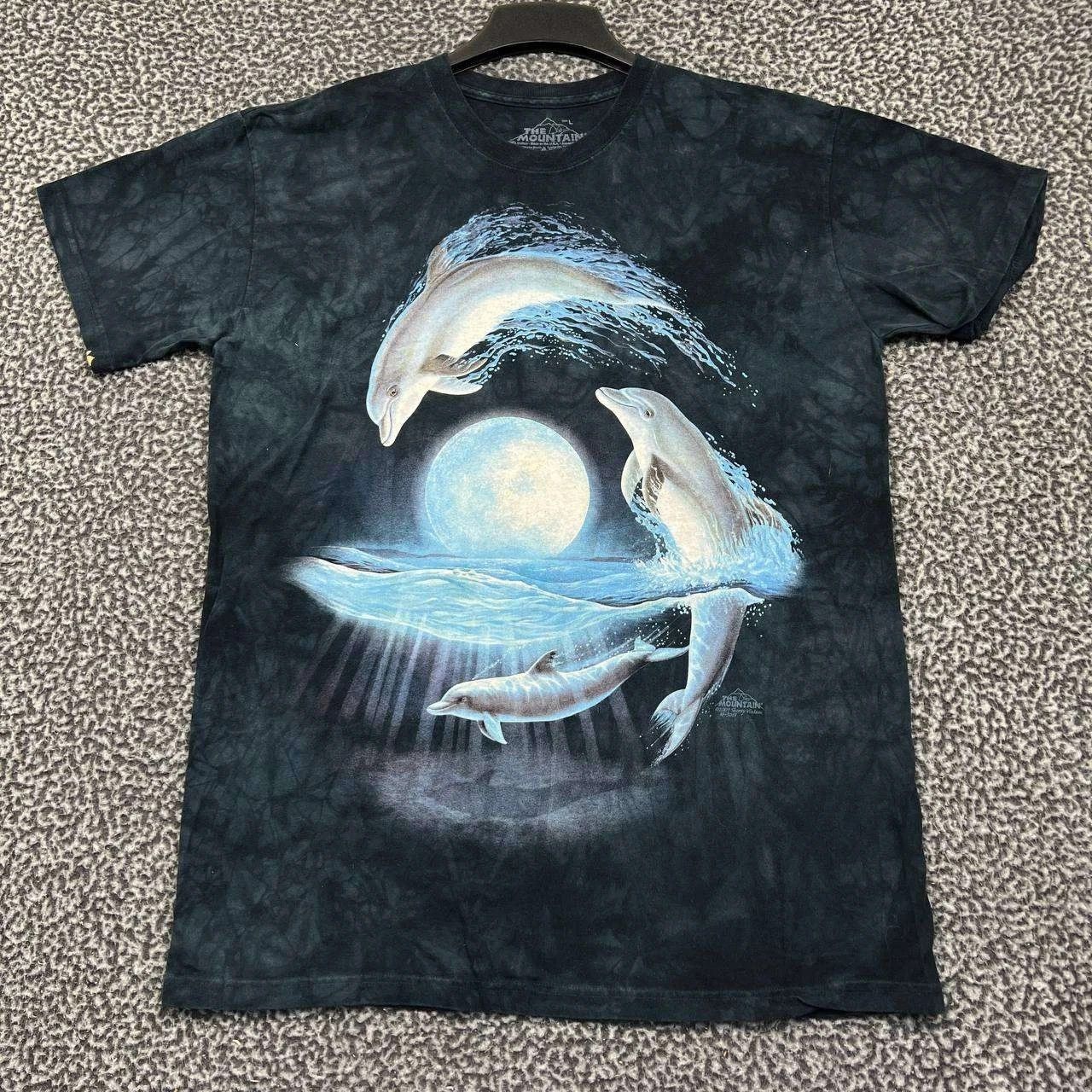 Mountain The Mountain Dolphins Shirt Men Tie Dye Crew Neck Cotton L Hoodie, Sweatshirt | AU16VibeMintTees.com