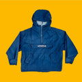 Vintage 1990s Timberland Anorak Lined Half Zip Hooded Windbreaker