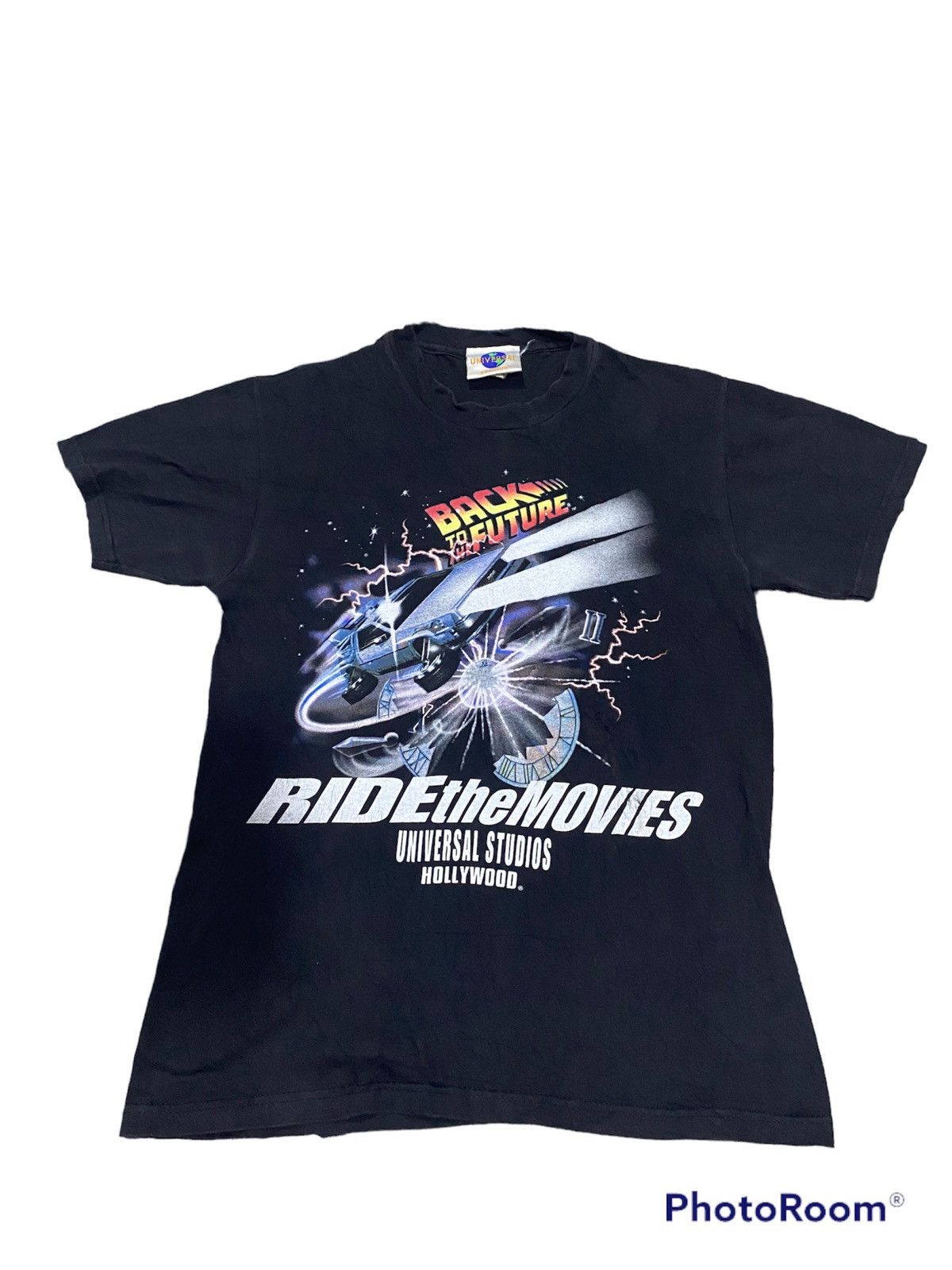 Vintage 98 Back To The Future Iconic Movie Big Printed Tshirt