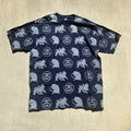 Vintage Stussy T Shirt All Over Print Y2k Lion Rat 2xl Hoodie, Sweatshirt | FlexRushtees.com