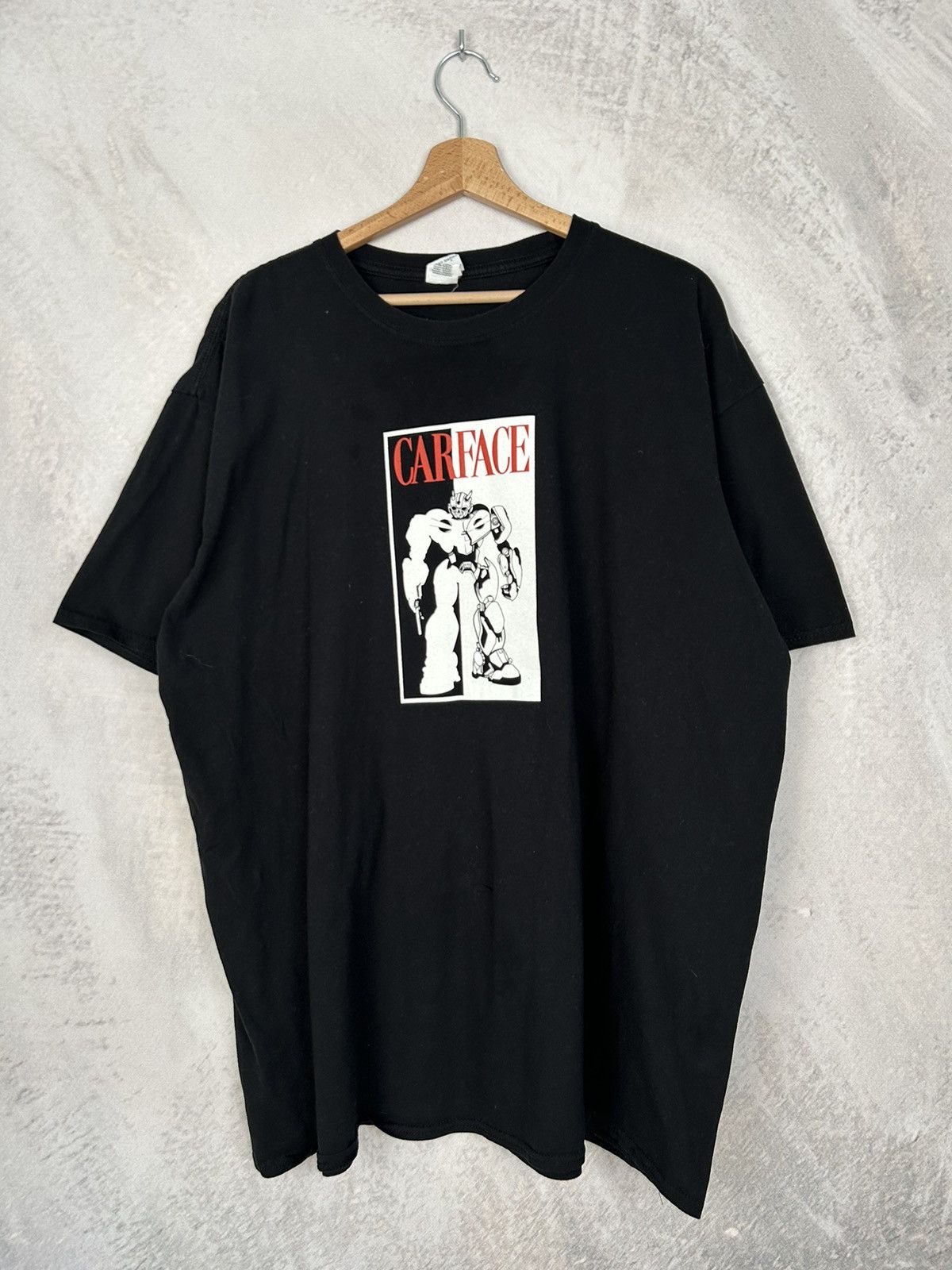 Vintage Graphic Tee Carface Scarface Alternative 90s Y2k Hoodie, Sweatshirt | FlexRushtees.com