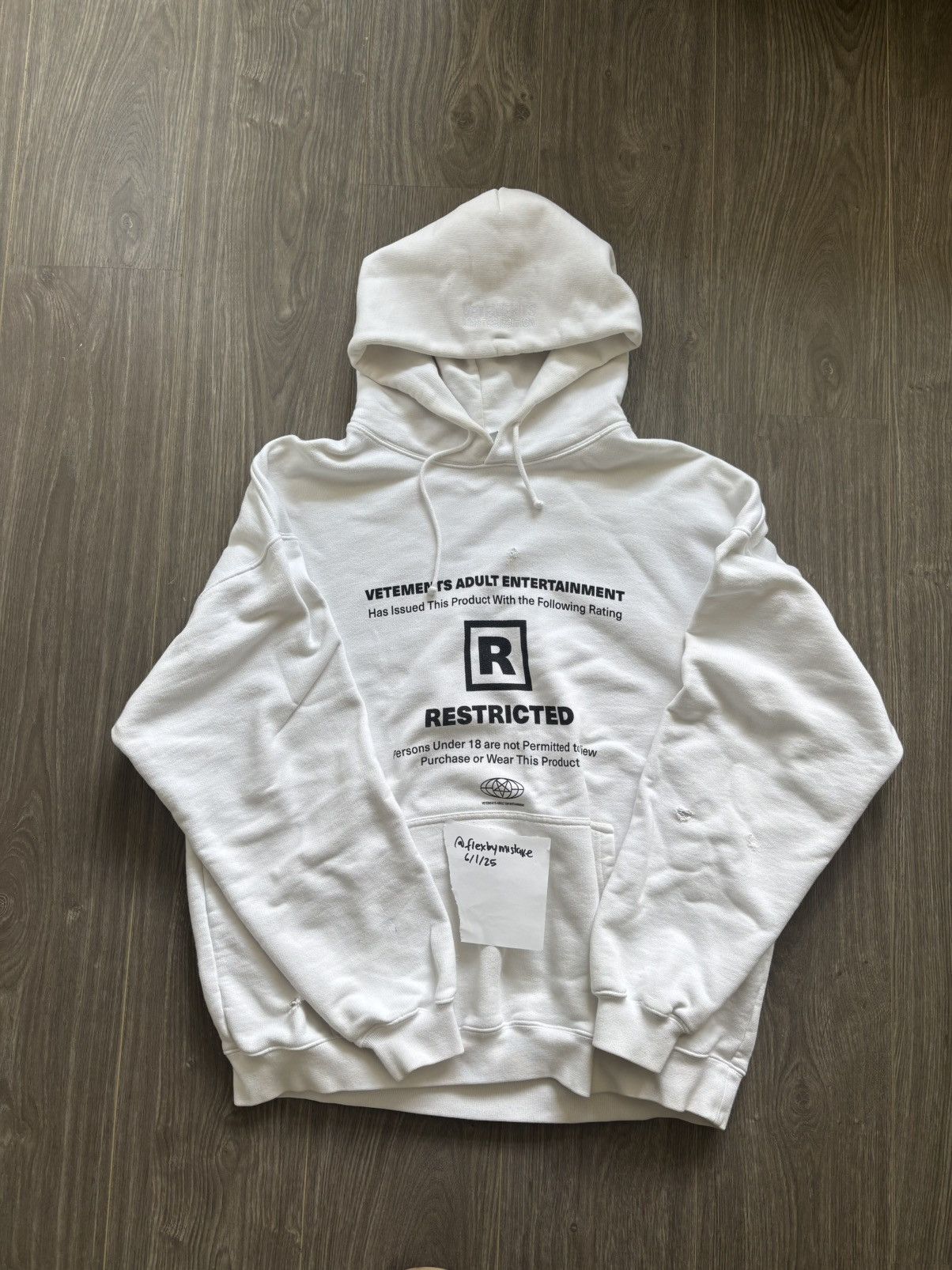 Vetements Restricted Hoodie T-Shirts, Sweatshirt | FlexRushtees.com