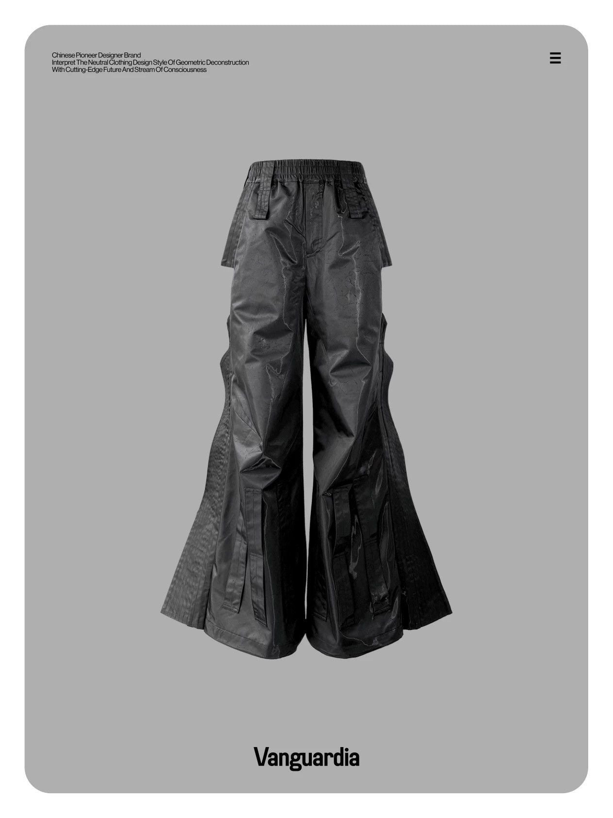 Other Vanguardia 25aw Avant Garde Dark Deconstr Liquid Metal Gl