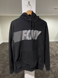 Vintage Flight Club Nyc Reflective Logo Vintage Black Hoodie
