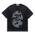 Bape Ape Head Heavy Washed Relaxed Fit Tee Black Hoodie, Sweatshirt | FlexRushtees.com
